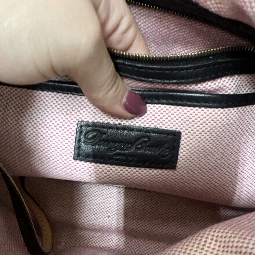 Dooney & Bourke Portofino? Pebble Leather Black Shoulder Bag FS Benefits Charity - Picture 13 of 15